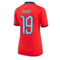 Camisa de time de futebol Inglaterra Mason Mount #19 Replicas 2º Equipamento Feminina Mundo 2022 Manga Curta